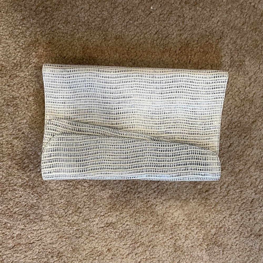 Pour La Victoire White and Neon Clutch - Never Worn!